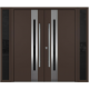 Nova Inox S2 Brown Modern Exterior Double Door