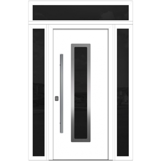 Nova Inox S1 White Modern Exterior Door