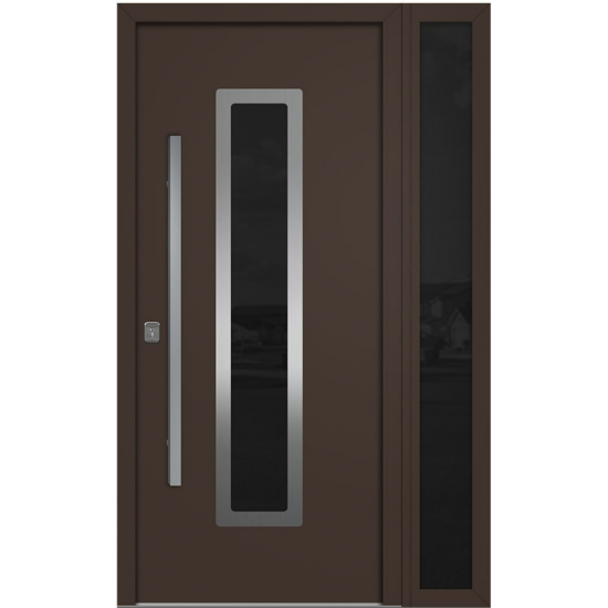 Nova Inox S1 Brown Modern Exterior Door