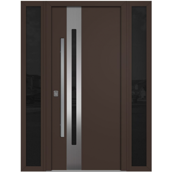 Nova Inox S2 Brown Modern Exterior Door