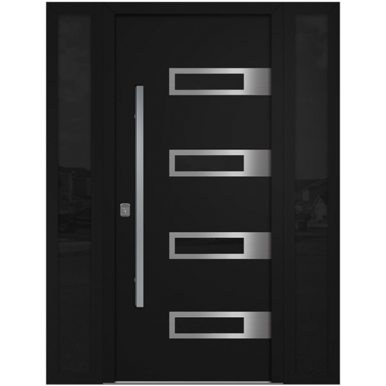 Nova Inox S4 Black Modern Exterior Door