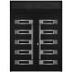 Nova Inox S5 Black Modern Exterior Double Door