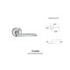 Emtek Poseidon Lever Brushed Stainless Steel