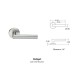 Emtek Stuttgart Lever Brushed Stainless Steel