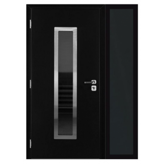 Nova Inox S1 Black Exterior Door
