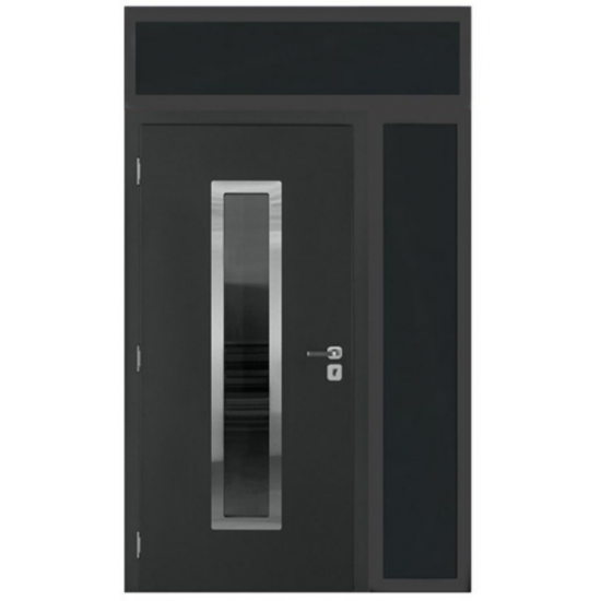 Nova Inox S1 Grey Exterior Door