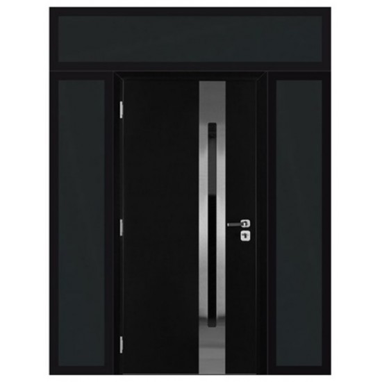 Nova Inox S2 Black Exterior Door
