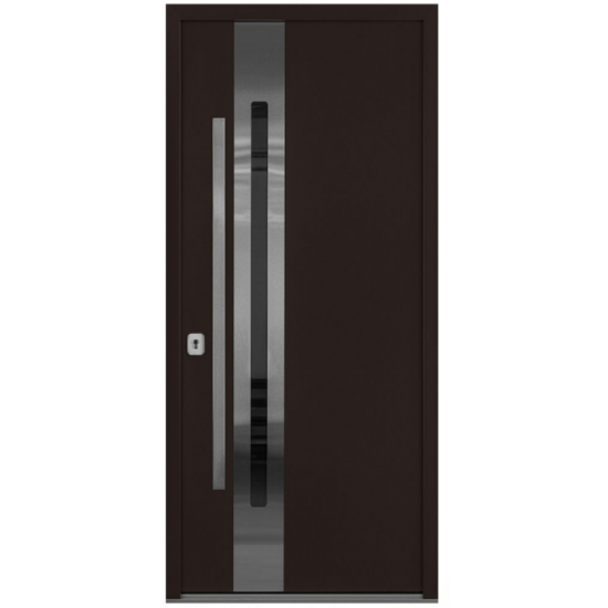 Nova Inox S2 Brown Exterior Door