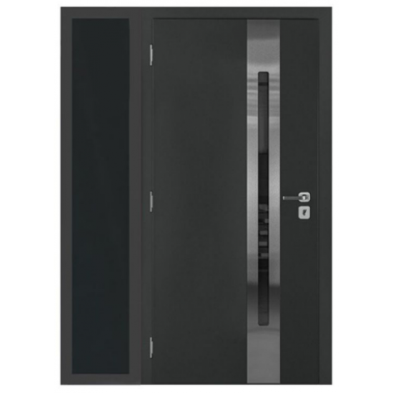Nova Inox S2 Grey Exterior Door