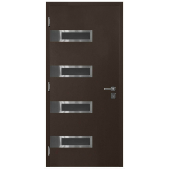 Nova Inox S4 Brown Exterior Door