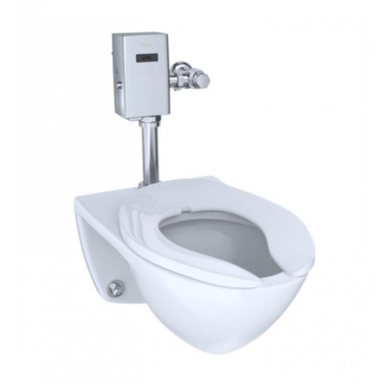TOTO CT708UX#01 Commercial Wall Mount Ultra High-Efficiency Elongated Toilet with Flushometer for Reclaimed Water