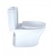 TOTO CST446CUMG#01 Aquia IV 1G Two-Piece Elongated Toilet with 1.0 GPF & 0.8 GPF Dual Flush in Cotton White