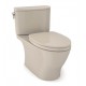 TOTO MS442124CEF Nexus 28 5/8" Two-Piece Elongated Bowl with 1.28 GPF Single Flush and Slim Seat in Cotton