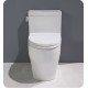 TOTO MS624124CEF Legato One-Piece Elongated Bowl with Softclose Seat and 1.28 GPF Single Flush