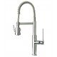 LaToscana 78557PHD Elba 7" Single Handle Deck Mounted Pull-Out Spray Kitchen Faucet