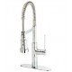 LaToscana 78557PHD Elba 7" Single Handle Deck Mounted Pull-Out Spray Kitchen Faucet