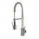 LaToscana 84557 Dax 9 1/2" Single Handle Deck Mounted Pull-Down Spray Kitchen Faucet with Pre Rinse Spout