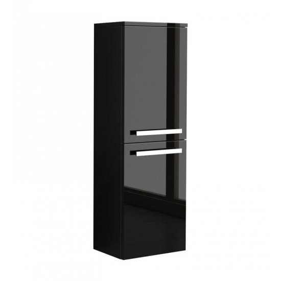 LaToscana AMCO-23 Ambra 41 5/8" Wall Mount Linen Tower with Two Doors and Right Side Hinges