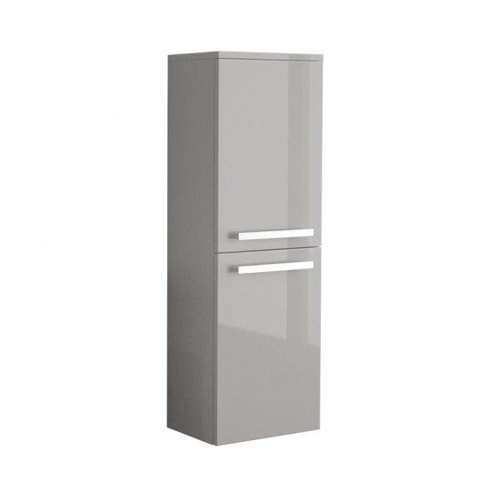 LaToscana AMCO-23 Ambra 41 5/8" Wall Mount Linen Tower with Two Doors and Right Side Hinges