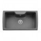 LaToscana HR0860 Harmony 34 5/8" Single Bowl Drop-In Granite Rectangular Kitchen Sink