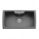 LaToscana HR0860 Harmony 34 5/8" Single Bowl Drop-In Granite Rectangular Kitchen Sink