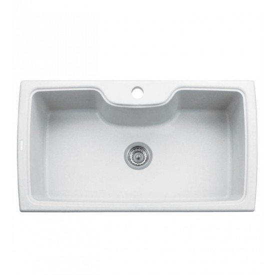 LaToscana HR0860 Harmony 34 5/8" Single Bowl Drop-In Granite Rectangular Kitchen Sink