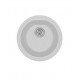 LaToscana PL4351 Atlantic 17 1/8" Single Bowl Drop-In Granite Round Bar/Prep Kitchen Sink
