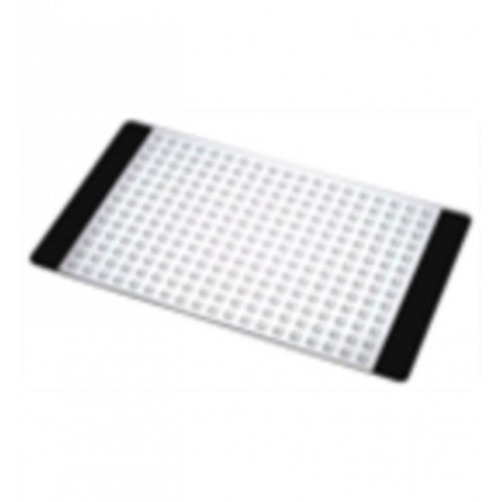 LaToscana TAGCR Polyethylene Cutting Board for Kitchen Sink in White/Black