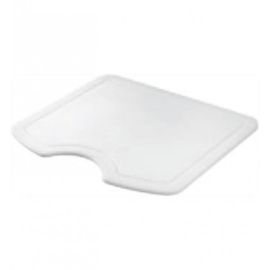 LaToscana TAGP74 Polyethylene Cutting Board for Kitchen Sink in White