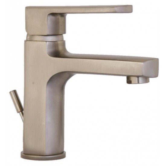 LaToscana 86211 Novello 6 3/8" Single Handle Deck Mounted Bathroom Sink Faucet with Pop-Up Drain