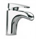 LaToscana 86211WF Novello 6" Waterfall Single Handle Deck Mounted Bathroom Sink Faucet with Pop-Up Drain