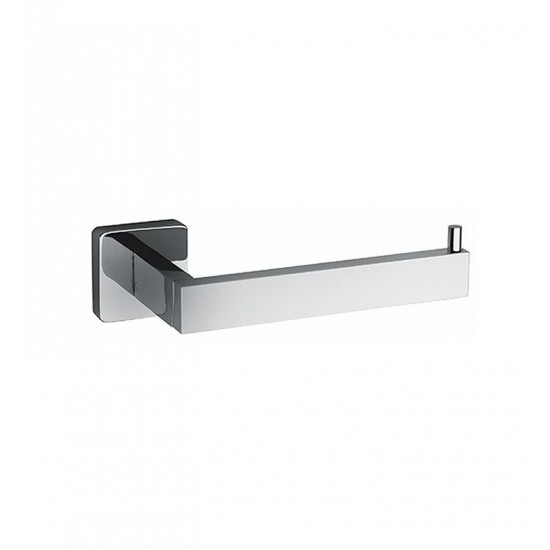 LaToscana SQ11 Square 4 7/8" Wall Mount Single Post Toilet Paper Holder