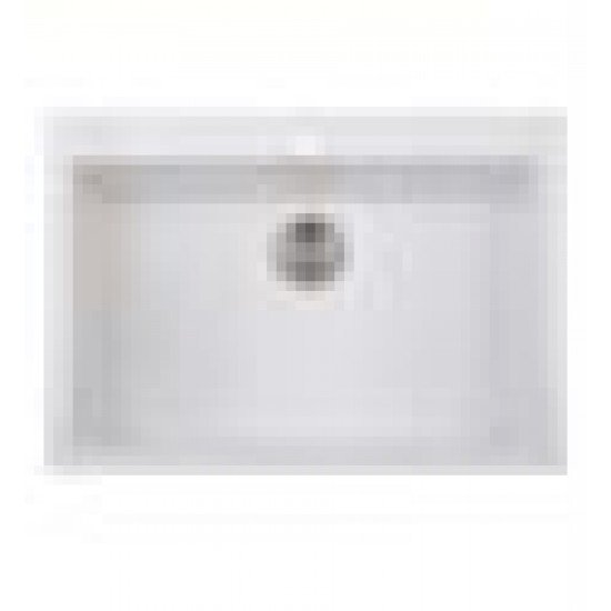 LaToscana ON6010ST One Series 23 5/8" Single Bowl Undermount Granite Rectangular Kitchen Sink