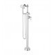LaToscana 87136 Ornellaia 40" Single Handle Floor Mounted Tub Filler with Hand Shower