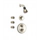 LaToscana WH-OPTION4 Water Harmony Thermostatic Shower System with Three Way Diverter and Body Jets