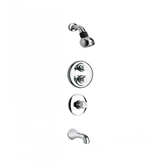LaToscana WH-OPTION5 Water Harmony Thermostatic Valve Tub and Shower Faucet Set