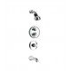 LaToscana WH-OPTION5 Water Harmony Thermostatic Valve Tub and Shower Faucet Set