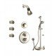 LaToscana WH-OPTION6 Water Harmony Thermostatic Shower System with Slide Bar Kit and Body Jets