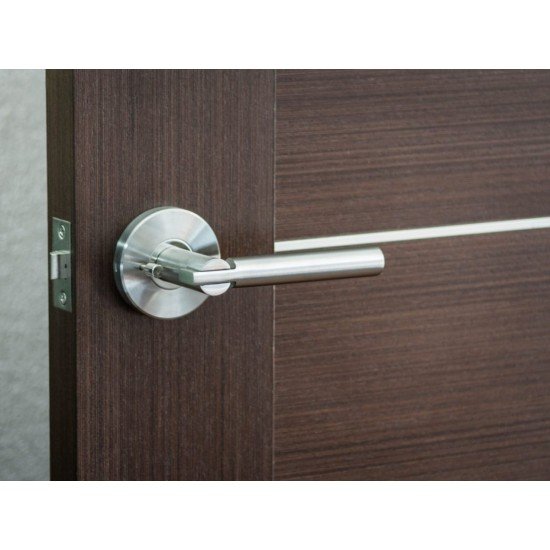 Nova Simplicity Interior Door Lever in Brushed Stainless Steel