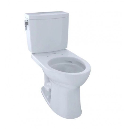 TOTO CST454CUF Drake II Two-Piece Elongated Toilet with 1.0 GPF Single Flush