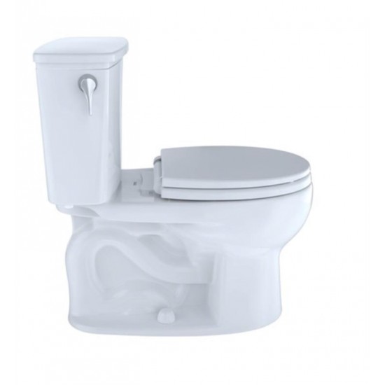 TOTO CST743EN Eco Drake Two-Piece Round Toilet with 1.28 GPF Single Flush