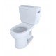 TOTO CST743SR Drake Two-Piece Round Toilet with 1.6 GPF Single Flush and Right Hand Trip Lever