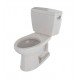 TOTO CST744SLR Drake Two-Piece Elongated Toilet with 1.6 GPF Single Flush and Right Hand Trip Lever
