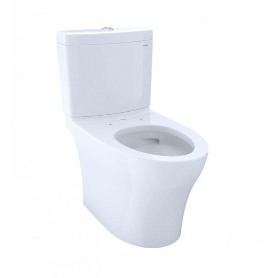 TOTO CST446CEMG#01 Aquia IV Two-Piece Elongated Toilet with 1.28 GPF & 0.8 GPF Dual Flush in Cotton White