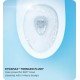 TOTO CST646CEMFGAT40#01 Aquia IV 29 5/8" One Piece Elongated Toilet with 1.28 and 0.8 GPF Dual Flush