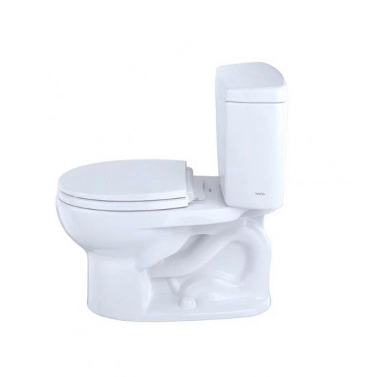 TOTO CST743E Eco Drake Two-Piece Round Toilet with 1.28 GPF Single Flush