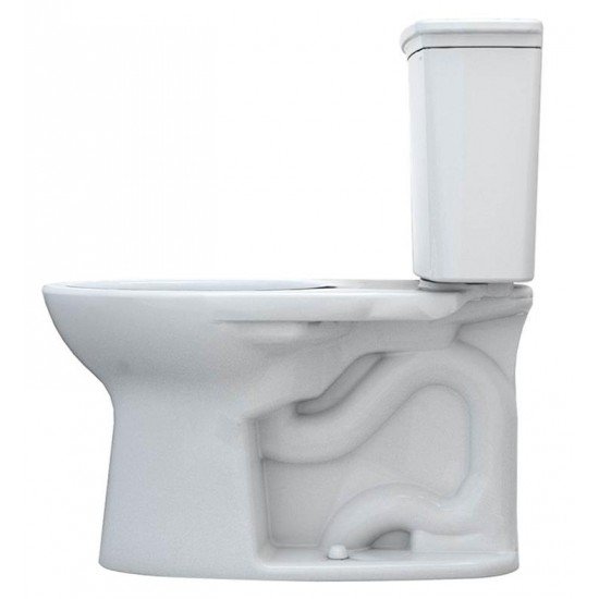 TOTO CST776CSFG.10#01 Drake 28 3/8" Two-Piece 1.6 GPF Single Flush Elongated Toilet in Cotton - 10" Rough-In
