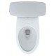 TOTO CST776CEFRG#01 Drake 28 3/8" Two-Piece 1.28 GPF Single Flush Elongated Toilet with Right Hand Trip Lever in Cotton - Universal Height