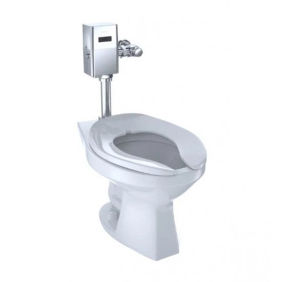 TOTO CT705ULNX#01 Commercial Floor Mounted Ultra High-Efficiency Elongated Toilet with Flushometer for Reclaimed Water