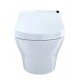 TOTO CWT4372047MFG#01 MH Wall-Hung One-Piece D-Shape Washlet+ Toilet, Universal Height with 1.28 GPF & 0.9 GPF Dual Flush